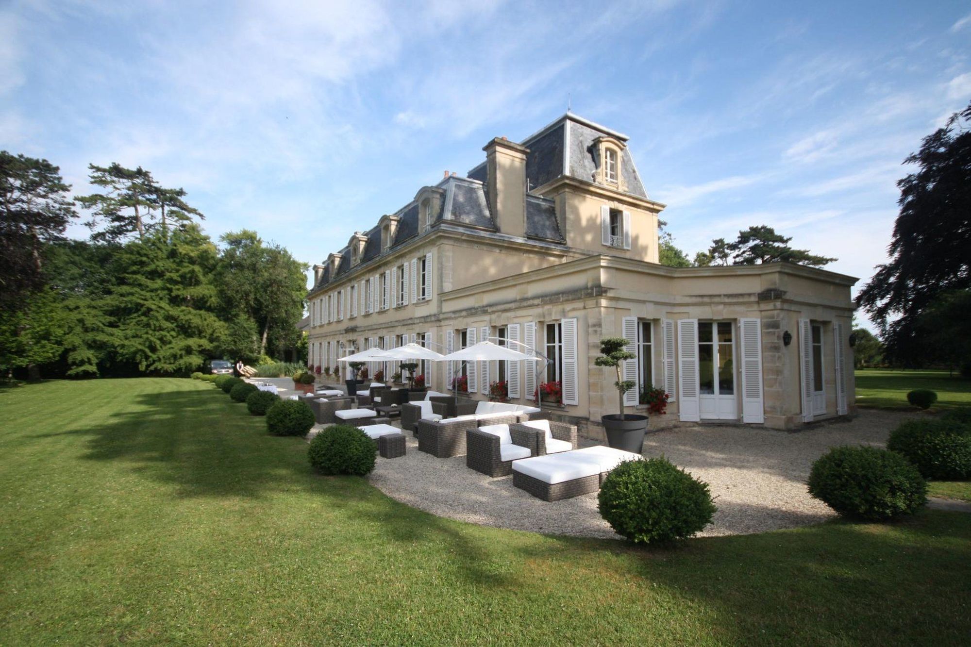 Chateau La Cheneviere Port-en-Bessin-Huppain Exterior foto